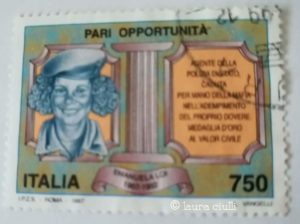Francobollo Emanuela Loi 