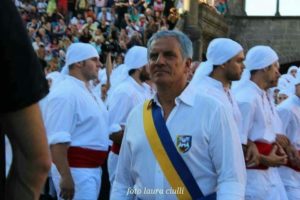 Massimo mecarini presidente Sodalizio dei Facchini di Santa Rosa Viterbo infinite realtà.it Laura Ciulli