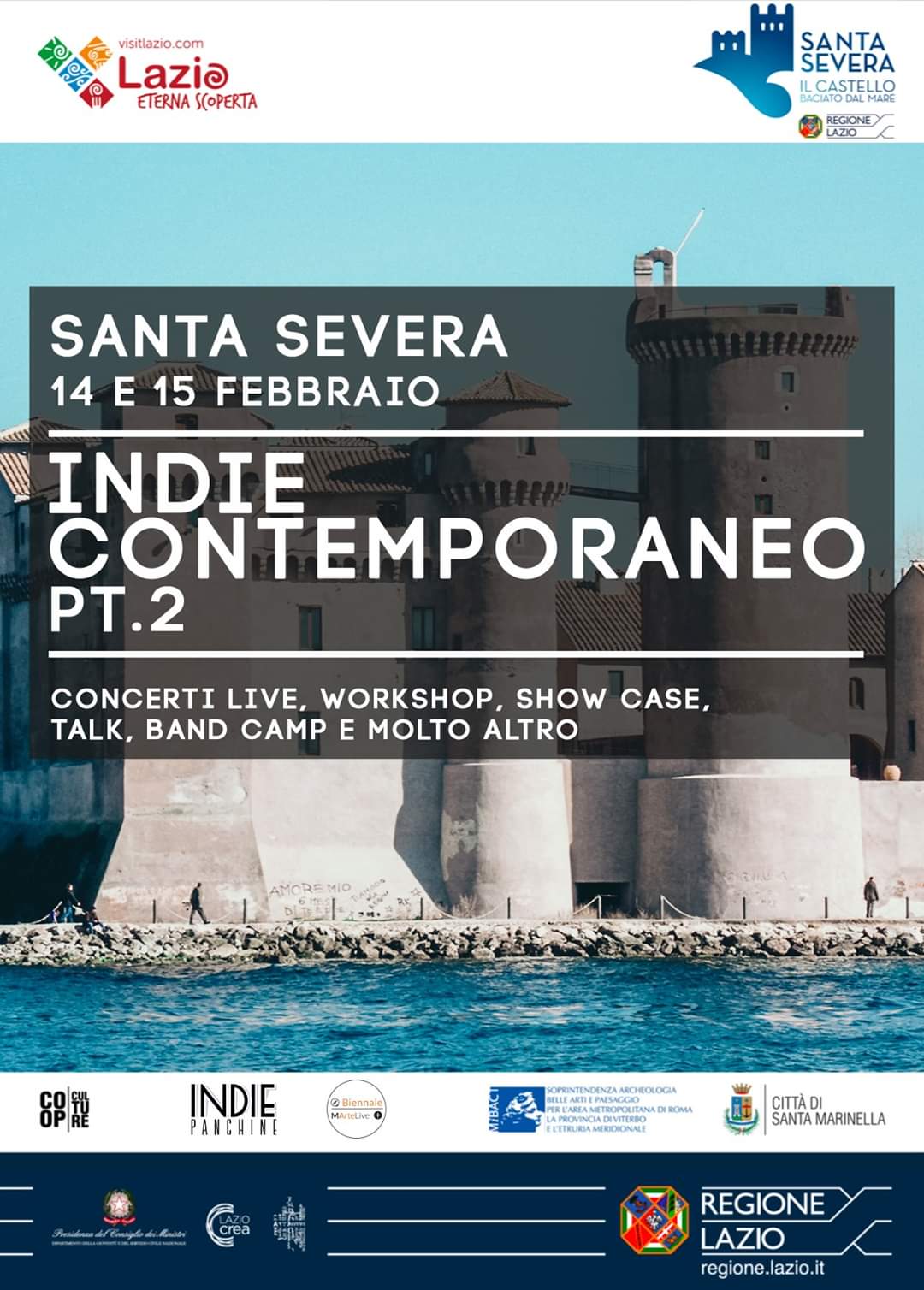 Santa Severa: concerti live, show case e tanto altro con Indie Contemporaneo 17