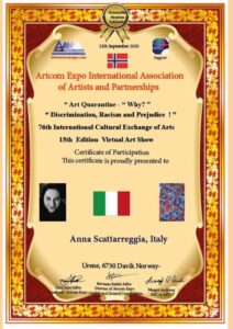 Anna Scattereggia, Artcom Expo International Association of artist and Partnership
