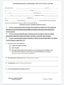 Autodichiarazione