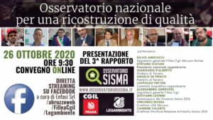 Rapporto osservatorio sisma