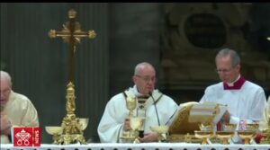 Papa Francesco, Messa di Natale