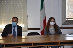 Viterbo, dr. Ssa Rosa Angelo con il Questore Giancarlo Sant'Elia ,