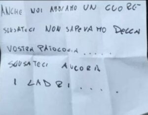Bari, auto rubata disabile