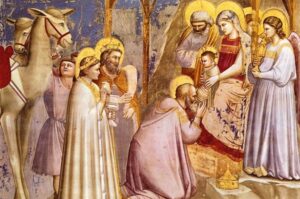 Adozione dei Re Magi, Giotto