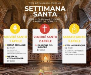 Triduo Pasquale San Giovanni in laterano