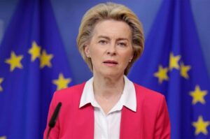La presidente della Commissione Ue, Ursula von der Leyen