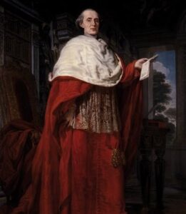 ritratto del Cardinal Andrea Archetti, Domenico Corvi a Palazzo Brugiotti, Viterbo
