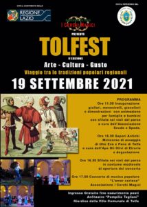 Tolfest, Tolfa tra saperi e sapori del Lazio, 2021