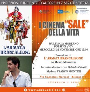 I CINEMA: "SALE" DELLA VITA, Multisala Moderno di Bolsena