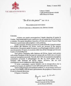 Pellegrinaggio notturno Ucraina Madonna del Divino Amore