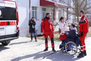 Andrea Ariza, Croce Rossa Italiana comitato locale Orte a Leopoli