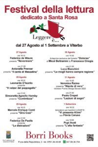 Borri Books Festival della Lettura Viterbo 