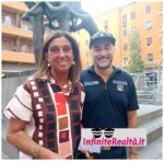 Viterbo, Un successo l'inaugurazione del Festival della Lettura di Borri Books 1 Sabina Borri e Mauro Vi Ciotti , Comandante Polizia locale di z Viterbo