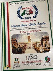Premio Italia 2023 Anna Silvia Angelini