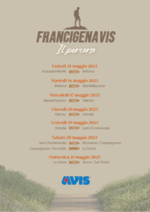 FrancigenaAvis percorso