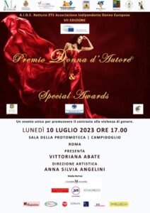 Premio DONNA D’AUTORE & SPECIAL AWARDS 2023