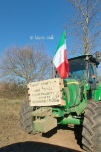 Protesta agricoltori Tuscia Laura Ciulli 