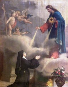 Santa Margherita Maria Alacoque Sacro Cuore di Gesù