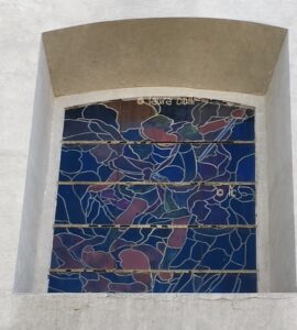 San Michele arcangelo, rosone della facciata di Sant' Angelo in Spatha Infiniterealta.it Laura Ciulli