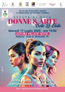 Nettuno: "Donne & Arte sotto le stelle" la serata di gala per celebrare il Talento Femminile e contrastare la Violenza di Genere 
Infinite Realtà.it