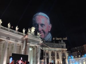 Papa Francesco Grace for the world piazza San Pietro Laura Ciulli infinite realtà.it