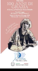 100 anni di Grazia Deledda Premio Cervia laura ciulli infinite realtà. It