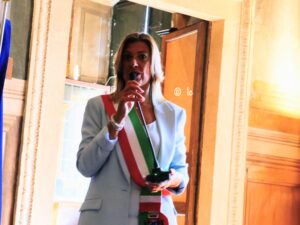 Paola Casula sindaca di Guidala protocollo di intesa cammino di bonaria via Francigena laura ciulli infinite realtà. It