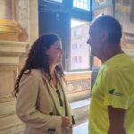 Rotta sul Tirreno per il Cammino di Bonaria 21 Chiara Frontini, Antonello Menne Protocollo d'Intesa cammino di Bonaria via Francigena Viterbo Laura Ciulli infinite realtà.it Antonello menne